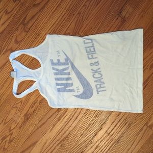 Nike track and field tank small